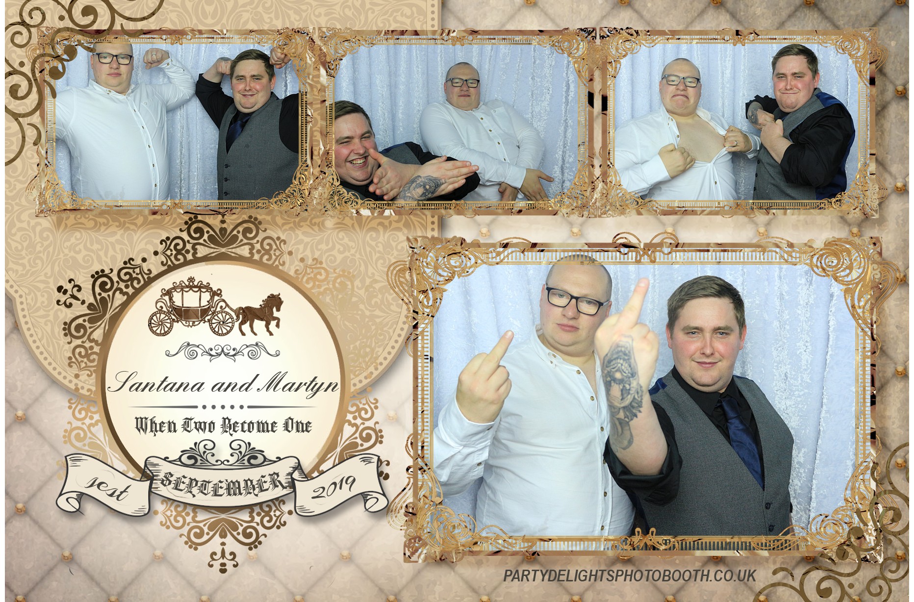 Martyn and Santana’s Wedding - Prints | View more photos from the event at gallery.partydelightsphotobooth.co.uk/u/PartyDelightsPhotoBooth/Martyn-and-Santana’s-Wedding-Prints